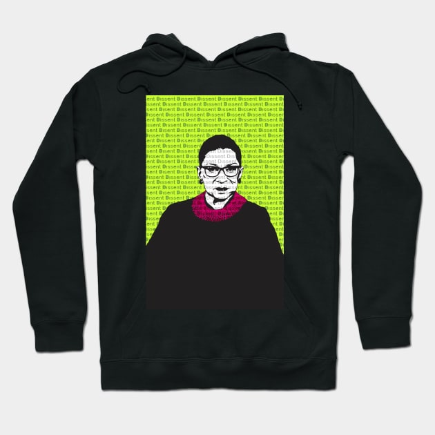 RBG Dissent Hoodie by candhdesigns